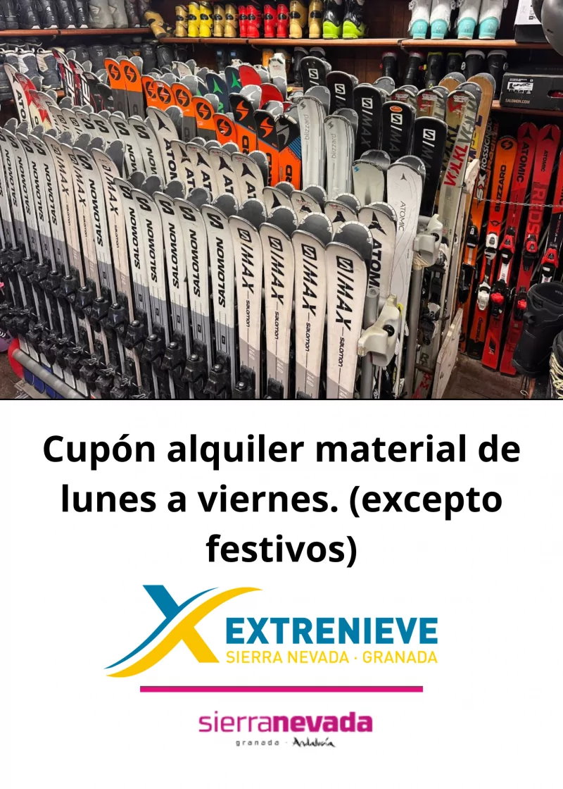 Cupón Alquiler de Equipo (Lunes - Viernes)